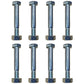 16C132 Qty 8: Shear Pin with Nut, 1-3/4" x 1/4" Fits Jacobsen