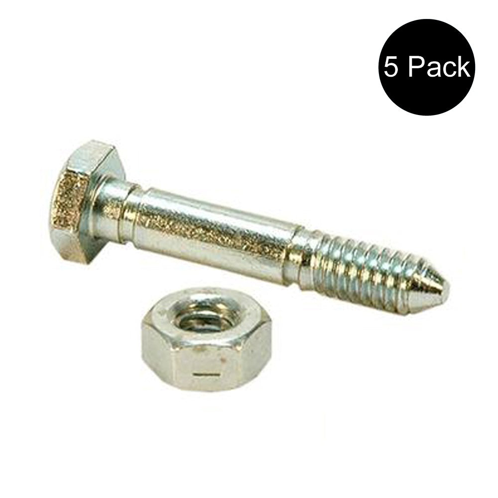 (5) Shear Pin w/ Nut 1-9/16"x1/4" Fits John Deere 524D 724D 826D 1332DDE A122156