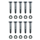 Qty 10: 1-9/16" x 1/4" Shear Pin with Nut
 Fits John Deere Replaces A122156