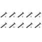 10 Pack Shear Pins and Nuts fits Ariens 532005 53200500 05907100 532-005