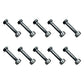 Qty 10: 1-9/16" x 1/4" Shear Pin with Nut
 Fits John Deere Replaces A122156