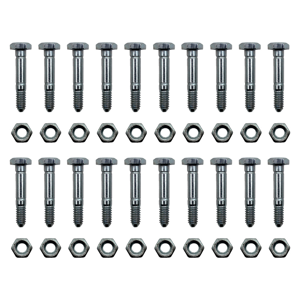 A122156 Qty 20: 1-9/16" x 1/4" Shear Pin with Nut Fits John Deere 1332DDE 524D
