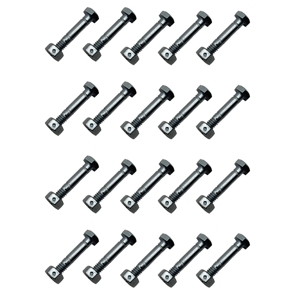 A122156 Qty 20: 1-9/16" x 1/4" Shear Pin with Nut Fits John Deere 1332DDE 524D