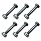 05907100 Qty 6: 1-9/16" x 1/4" Shear Pin with Nut Fits Ariens ST520 ST524 ST624