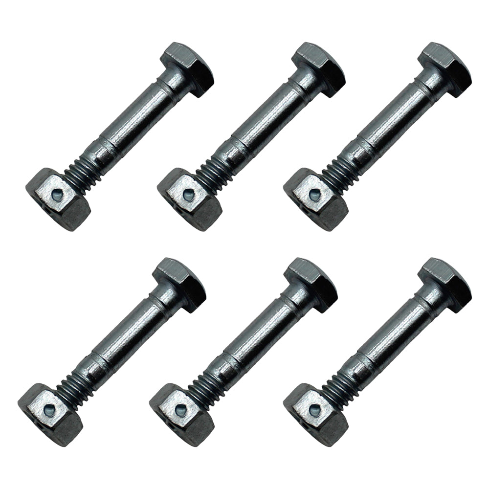 (Pack of 6) Shear Pin Bolt & Nut for Ariens - Gravely 53200500 Snow Blower