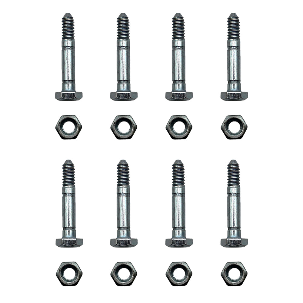 05907100 Qty 8: 1-9/16" x 1/4" Shear Pin with Nut Fits Ariens ST520 ST524 ST624