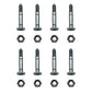 (8 Pack) Shear Pin & Nut Fits John Deere 524D 724D A122156 Fits Ariens 05907100