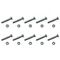 51001500 Qty 10: 2-1/8" x 5/16" Shear Pin with Nut Fits Ariens ST520 ST524 ST624