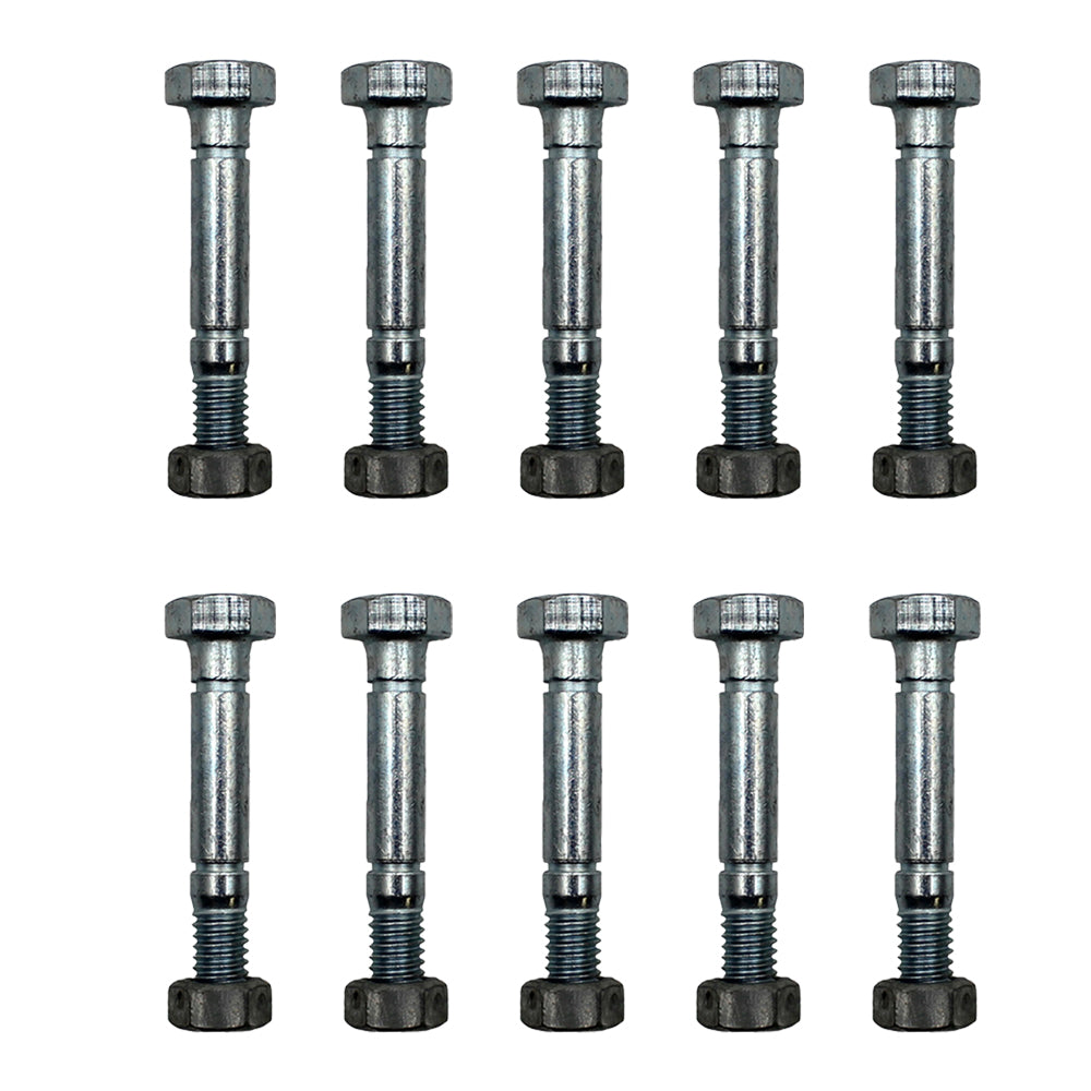 (Pack of 10) Shear Pin Bolt and Nut fits Oregon 80-740, 80740