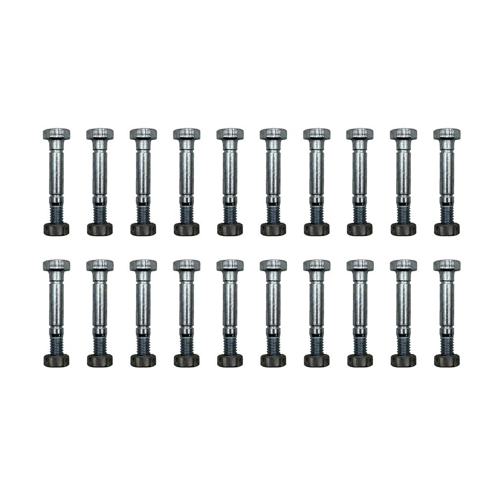 13865 Qty 20: 2-1/8" x 5/16" Shear Pin with Nut Fits Snapper