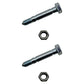 AM122156 Qty 2: 2-1/8" x 5/16" Shear Pin with Nut Fits John Deere 1032D 1128DDE