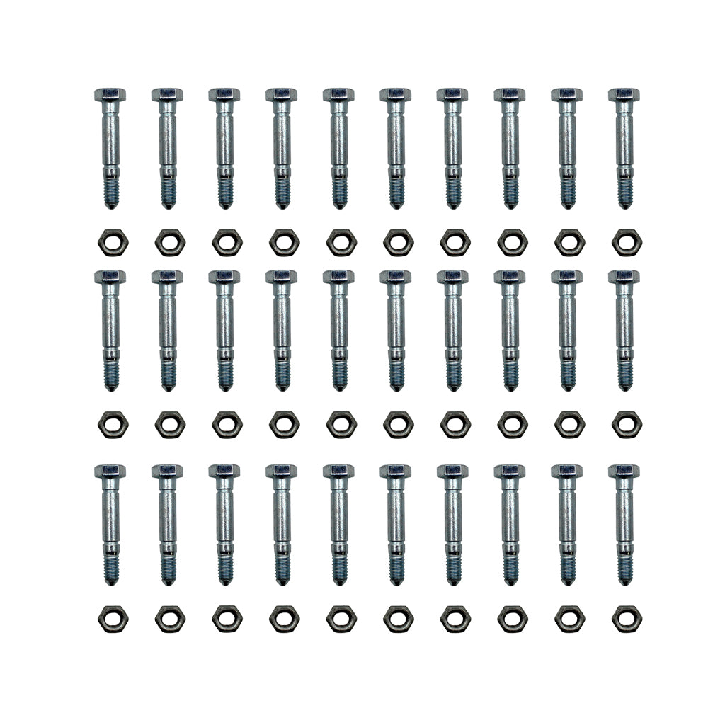 51001500 Qty 30: 2-1/8" x 5/16" Shear Pin with Nut Fits Ariens ST520 ST524 ST624