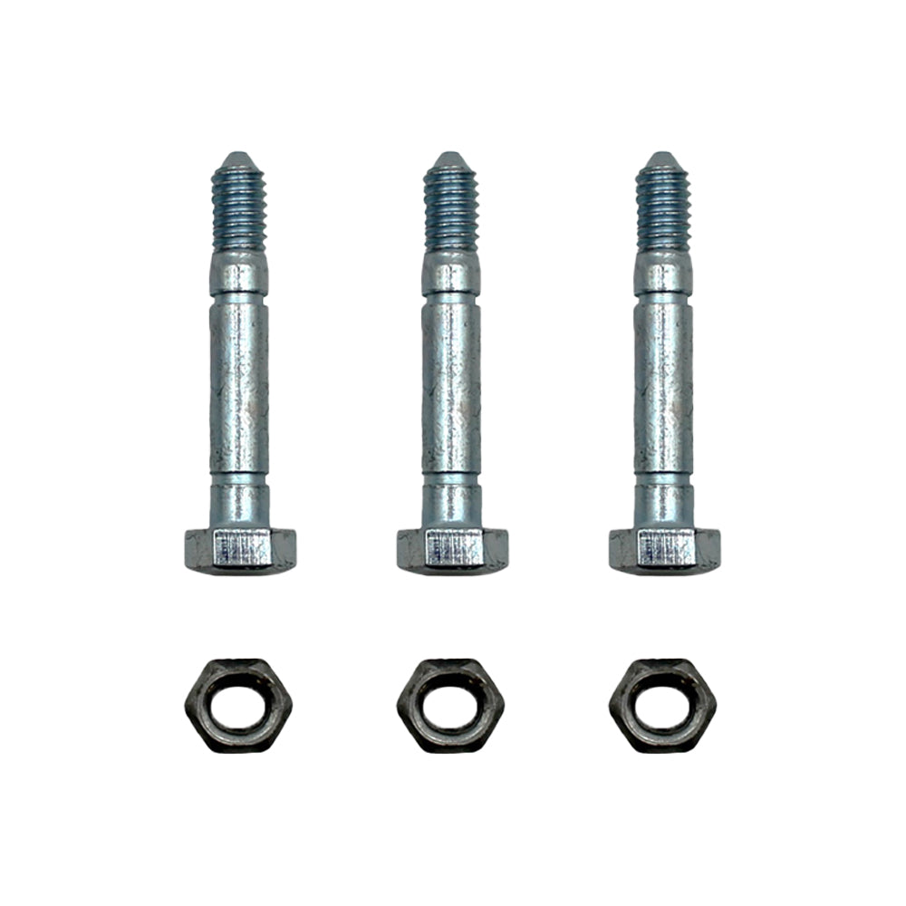 13865 Qty 3: 2-1/8" x 5/16" Shear Pin with Nut Fits Snapper