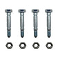 13865 Qty 4: Shear Pin with Nut Fits Snapper