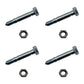 13865 Qty 4: Shear Pin with Nut Fits Snapper