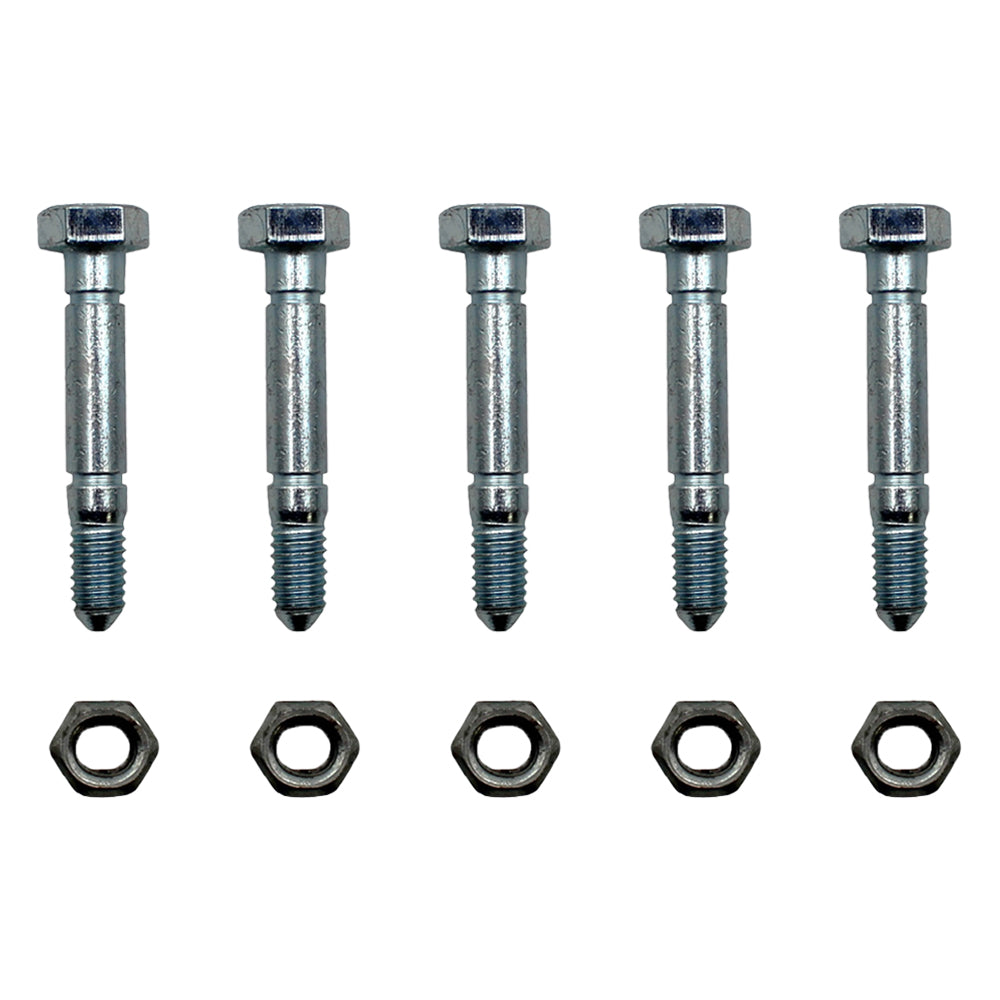 916 Shear Pins Nuts Fits Ariens 51001500 Fits Toro 3285-11 5 Pack