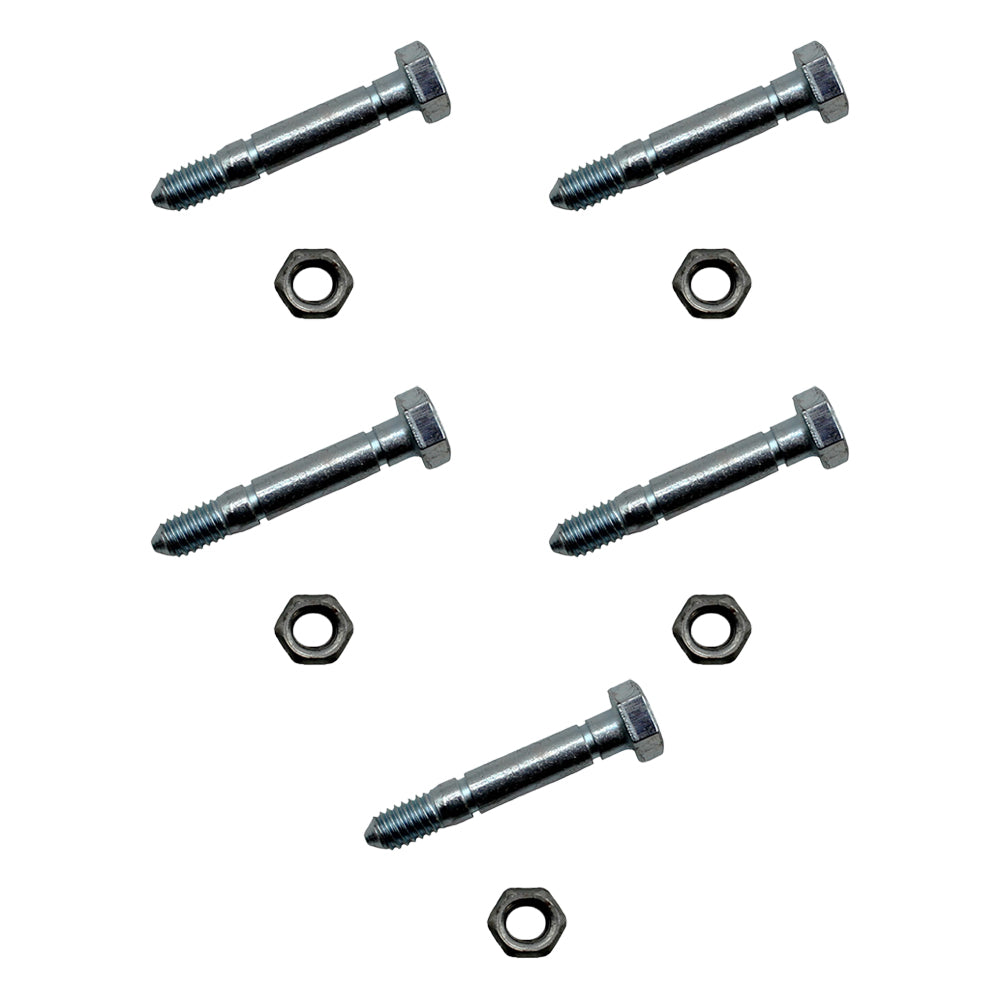 916 Shear Pins Nuts Fits Ariens 51001500 Fits Toro 3285-11 5 Pack