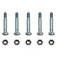 916 Shear Pins Nuts Fits Ariens 51001500 Fits Toro 3285-11 5 Pack
