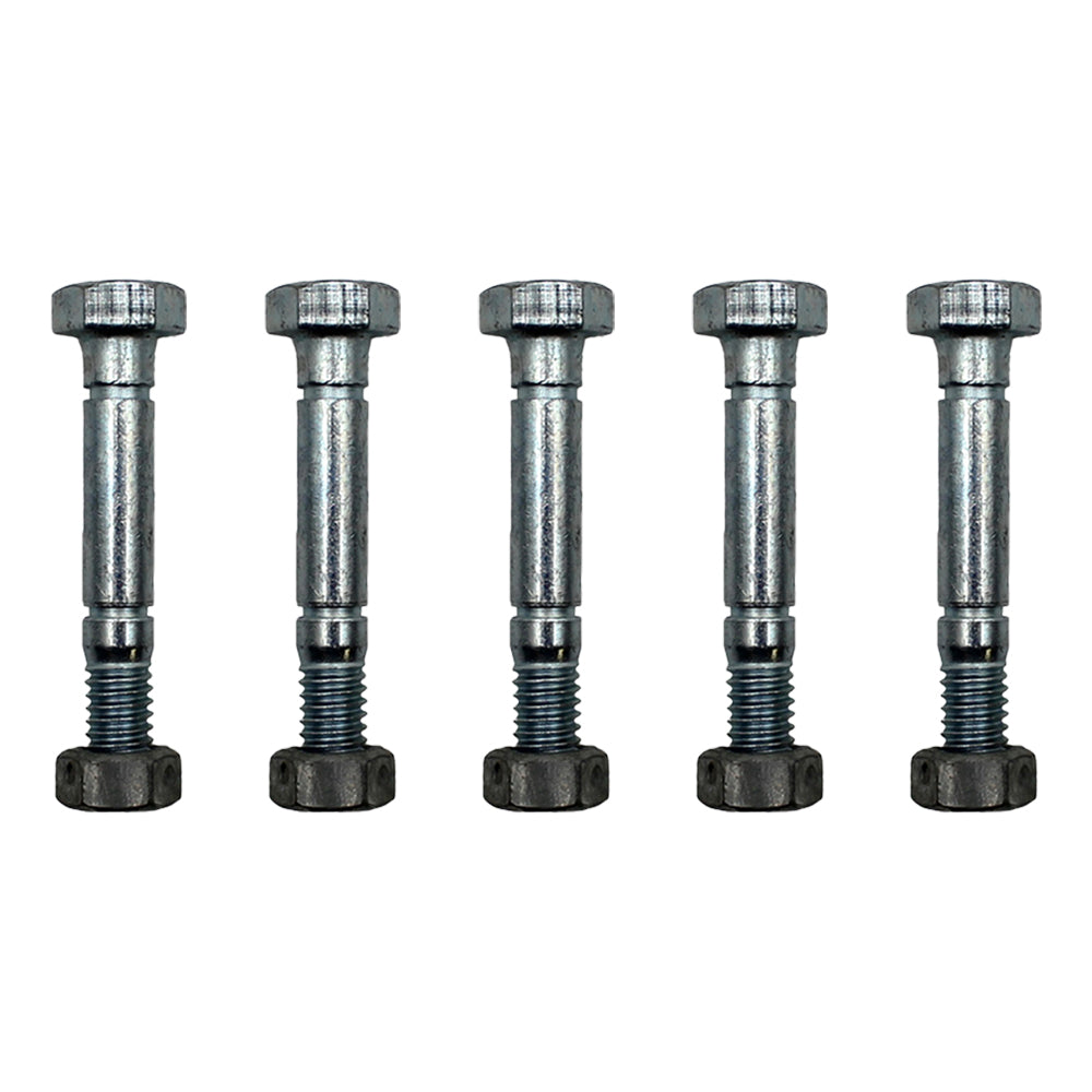 5 Pack, Shear Pins, & Nuts for Ariens 510015, 51001500 SnowBlower