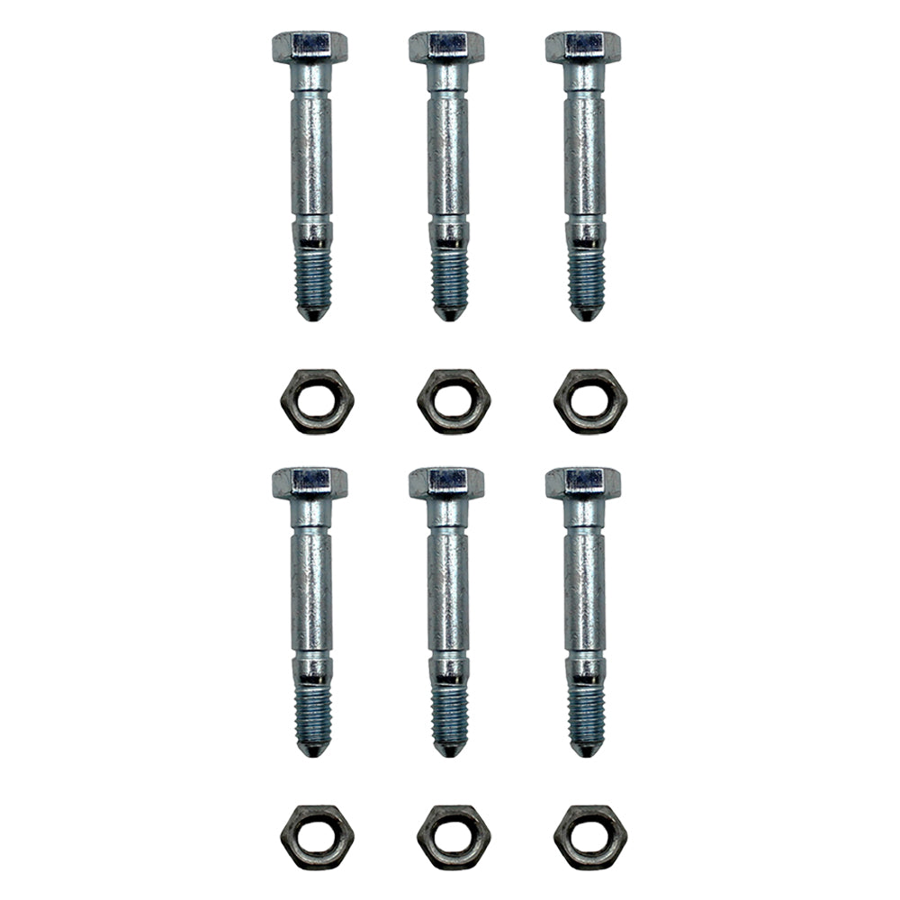 AM122156 Qty 6: 2-1/8" x 5/16" Shear Pin with Nut Fits John Deere 1032D 1128DDE