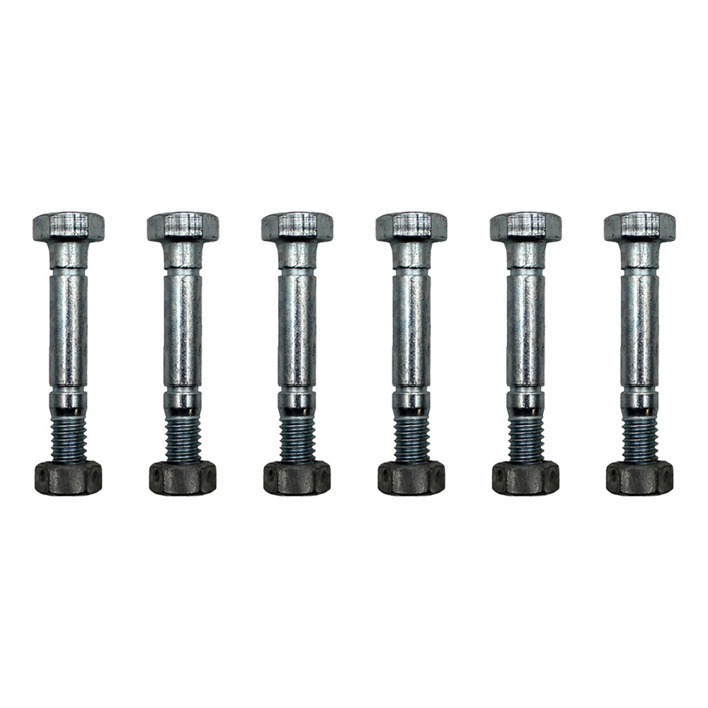 13865 Qty 6: 2-1/8" x 5/16" Shear Pin with Nut Fits Snapper