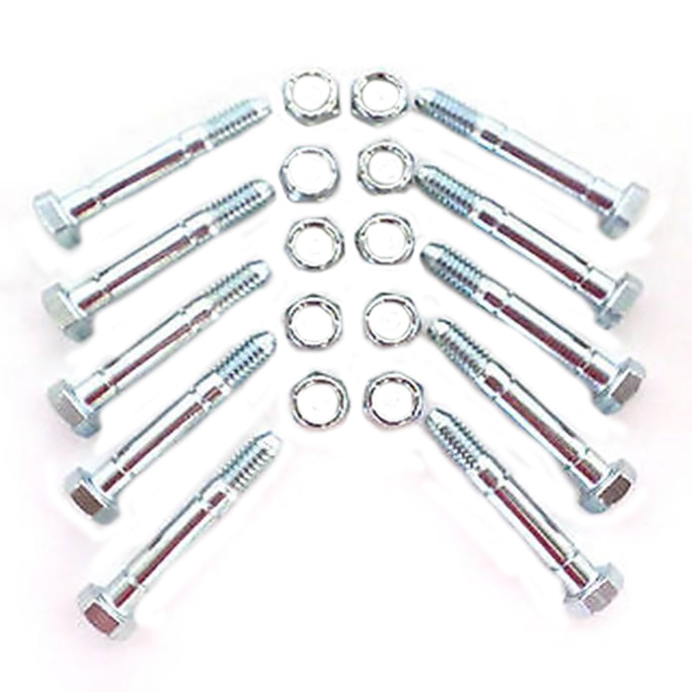 3285-11-1.5inch Qty 10: Shear Pin with Nut Fits Toro