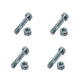 3285-11-1.5inch Qty 4: Shear Pin with Nut Fits Toro
