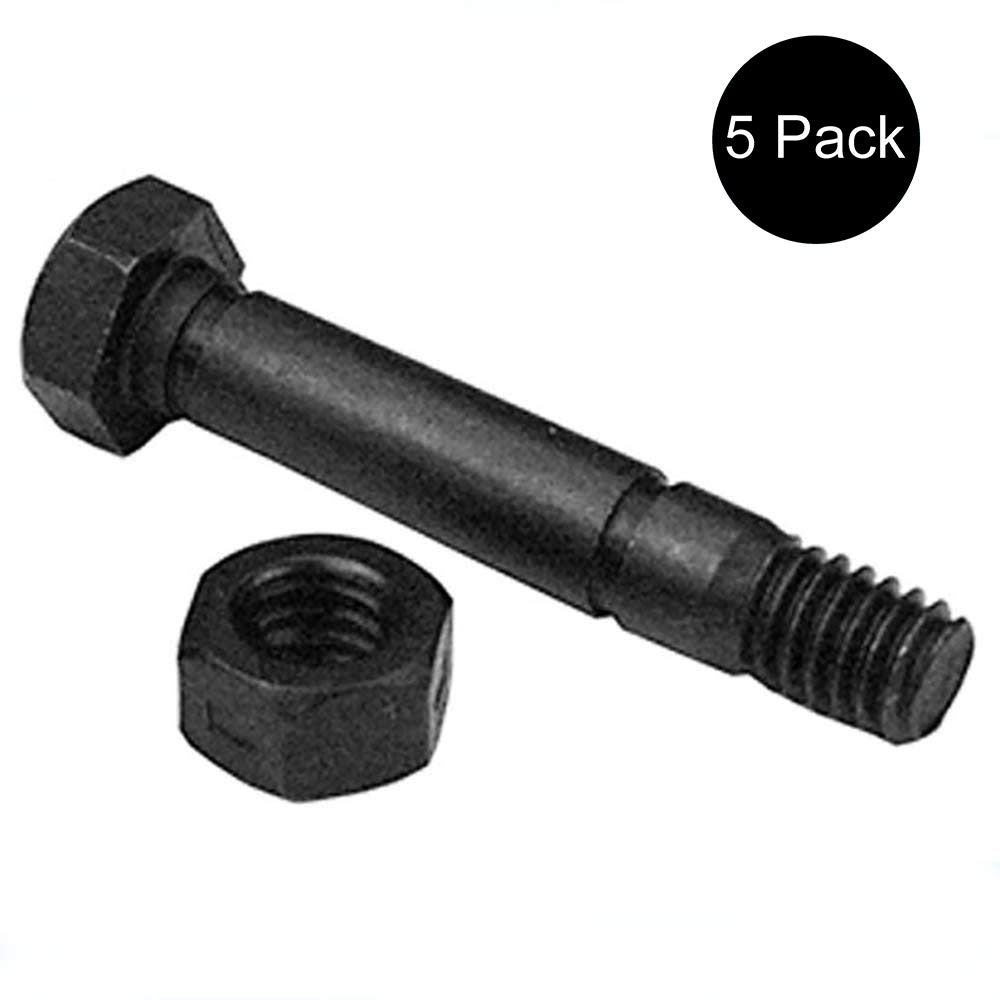 1812-9004-01 Qty 5: 2" x 5/16" Shear Pin with Nut
 Fits Stiga