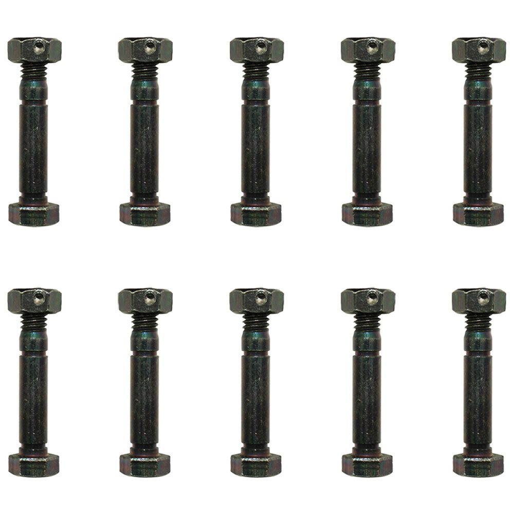 1812-9004-01 Qty 10: 2" x 5/16" Shear Pin with Nut  Fits Stiga