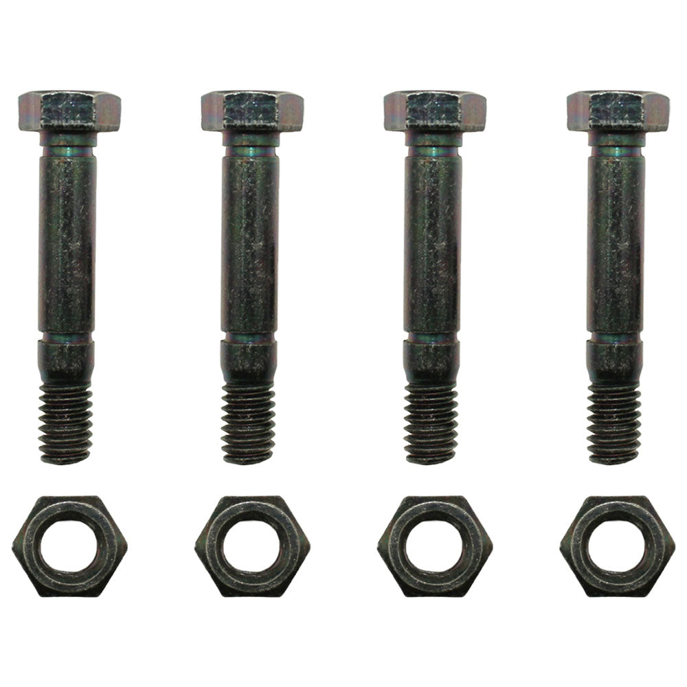 (4) 2" x 5/16" Shear Pins & Nuts Fits Ariens & Fits John Deere Snow Blowers