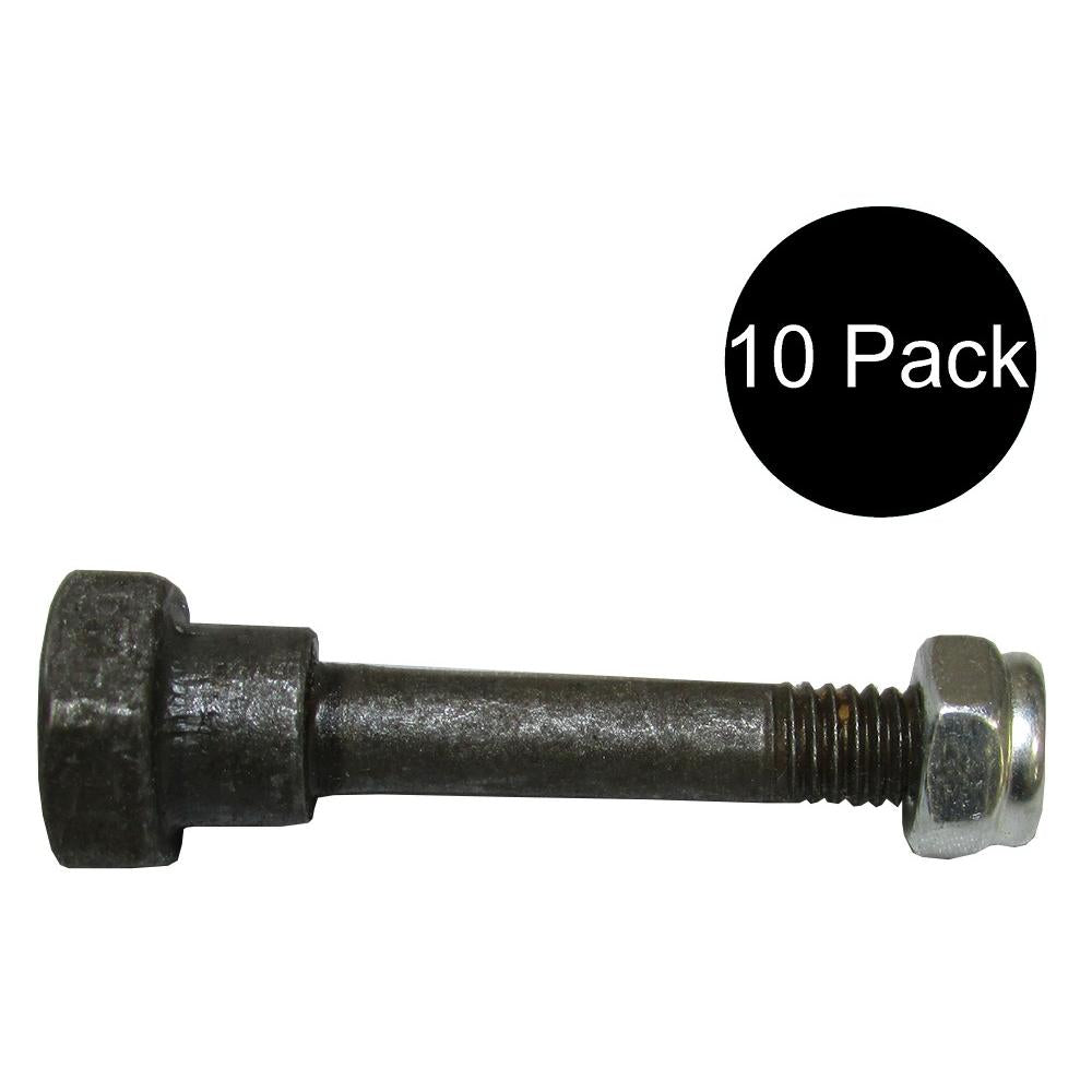 90102-732-000 Qty 10: Shear Pin with Nut, 2" x 1/4" Fits Honda
