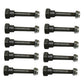 90114-SA0-000 Qty 10: Shear Pin with Nut, 2" x 1/4" Fits MTD