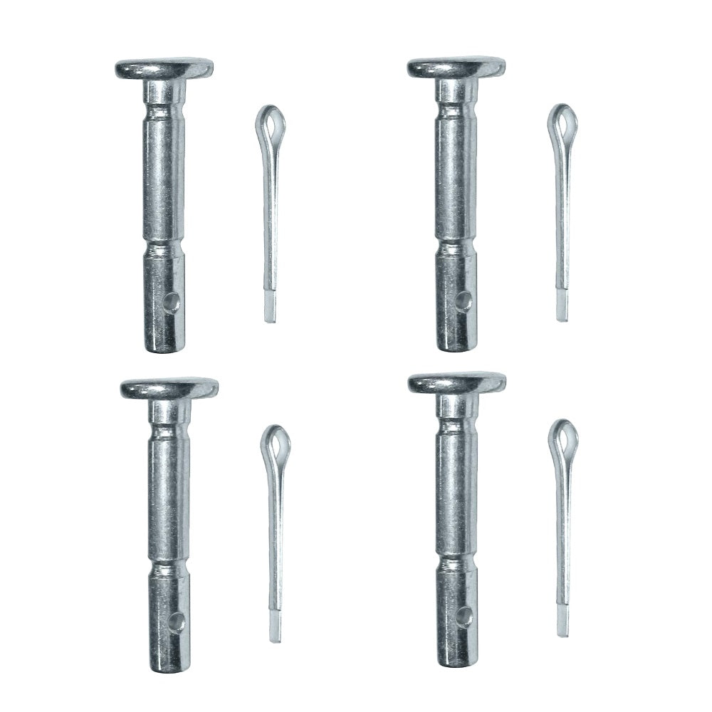 Qty 4: Shear Pins with Cotter Pin, 1-5/8" x 1/4" Fits JThomas Replaces SB-100