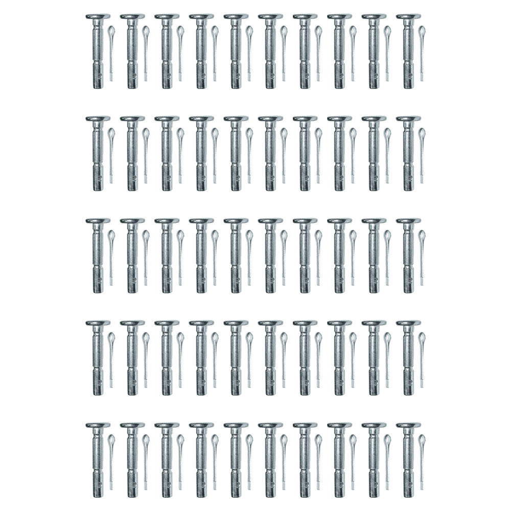 Shear Pins/Cotter 50PK Fits Troy Bilt Fits Craftsman Fits Cub Cadet 738-04124(A)
