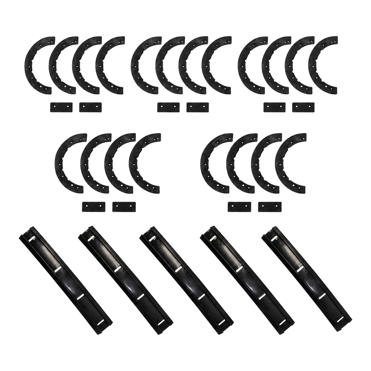5 Sets of Paddles and Scraper Bars Fit MTD Snow Blowers - 2-Cycle Single Stage