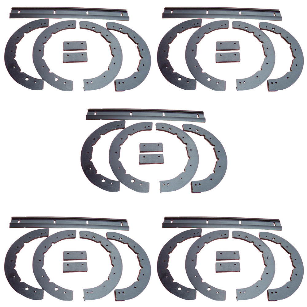 15687 Qty 5: Snow Blower Paddle Set (6 pcs) w/ Scraper Bar Fits MTD