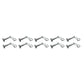 STW60-0042_x10 Qty 10: 0.25" x 1.5" Shear Pin & Hair Pin Fits Bolens 300 500 600