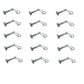 738-04124A Shear Pins and Cotter Pins Fits MTD Fits Cub Cadet Snow Blowers