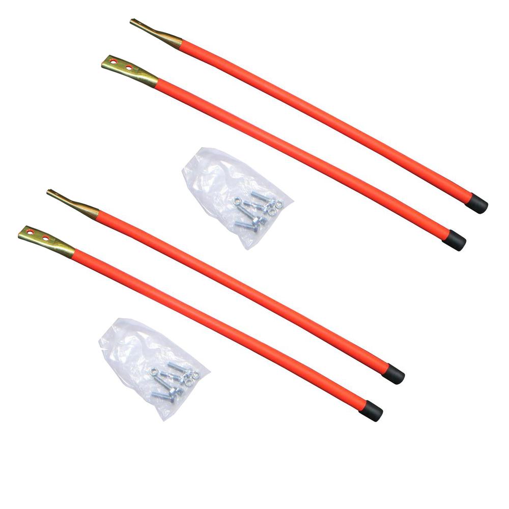 62595 Qty 2: Pair of 24" Orange Blade Markers  Fits Western