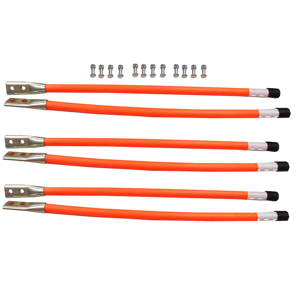 62595 Qty 3: Pair of 24" Orange Blade Markers Fits Western