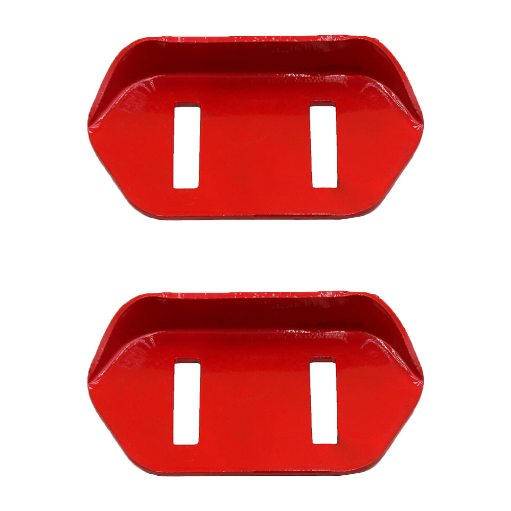 40-8160 Qty 2: Skid Shoe (Red)
 Fits Toro Two-Stage Snow Blowers