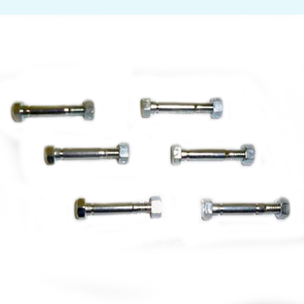 Qty 6: 1-3/4" x 5/16" Shear Pin with Nut Fits MTD Replaces 710-0891
