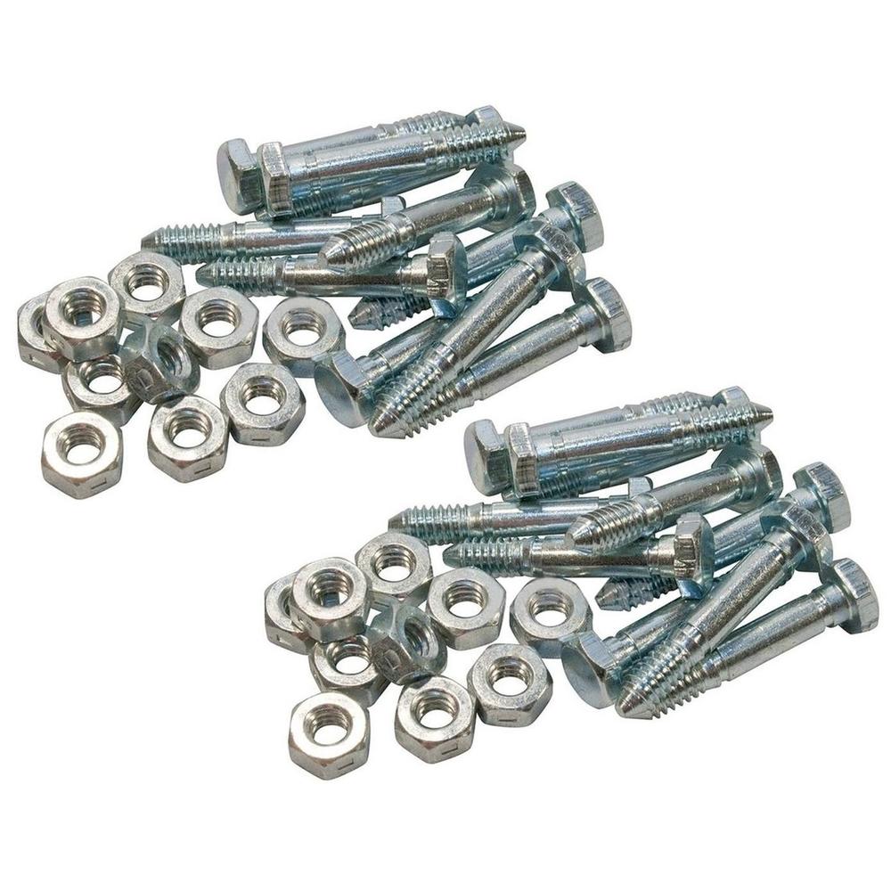 AM123342 Qty 20: Shear Pin with Nut, 1-7/16" x 1/4" Fits John Deere 1332DDE 524D