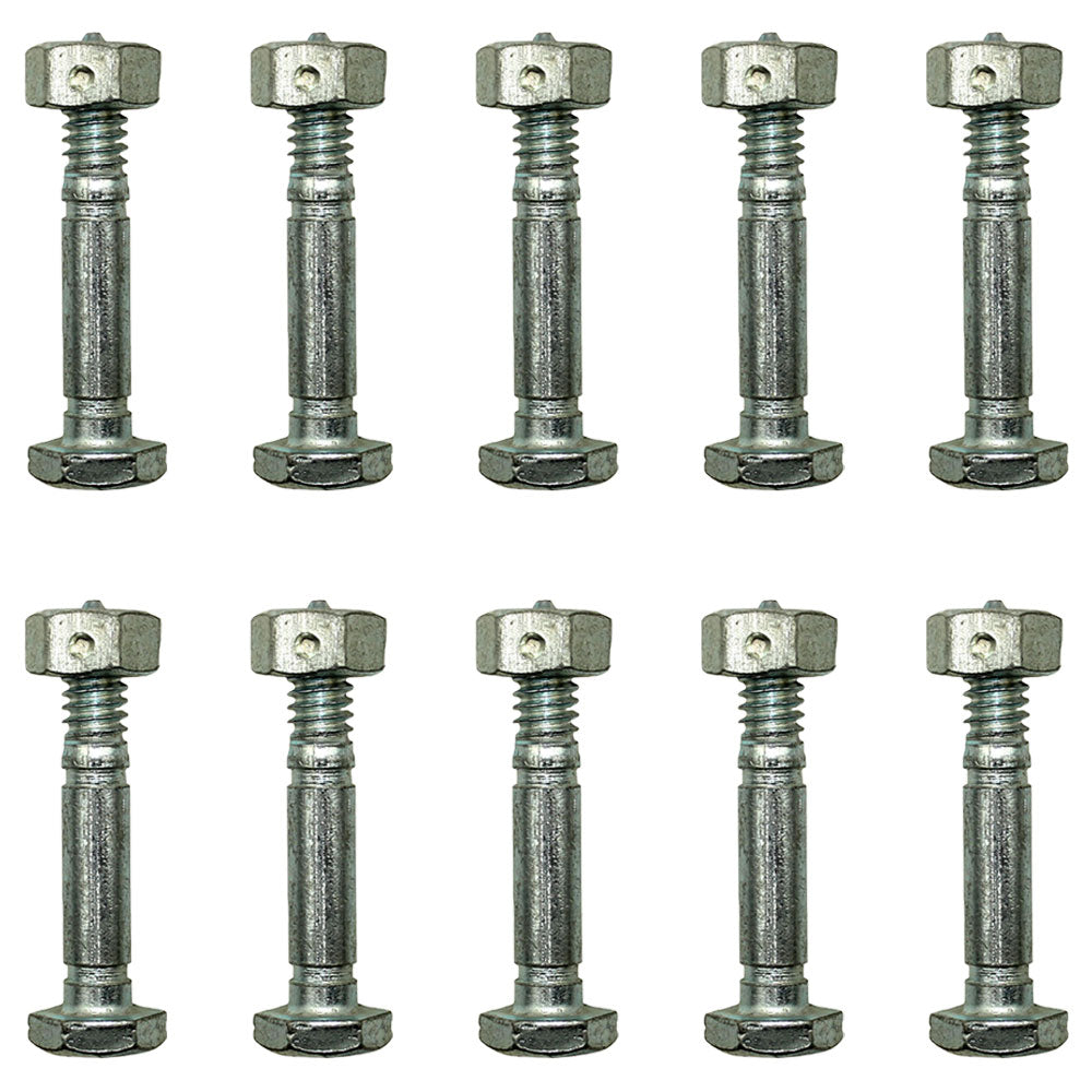 342449 Qty 10: Shear Pin with Nut, 1-7/16" x 1/4" Fits Jacobsen