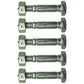 05907100 Qty 5: Shear Pin with Nut, 1-7/16" x 1/4" Fits Ariens ST524 ST624 ST724