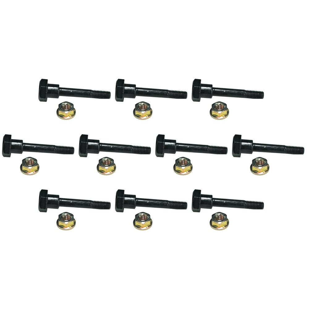 90102-732-010 Qty 10: Shear Pin with Nut, 1-29/32" Fits Honda
