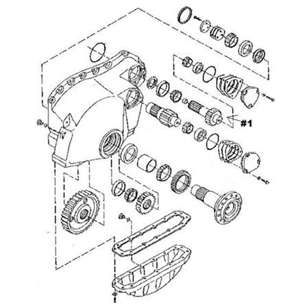 T105458 Pinion Fits John Deere
