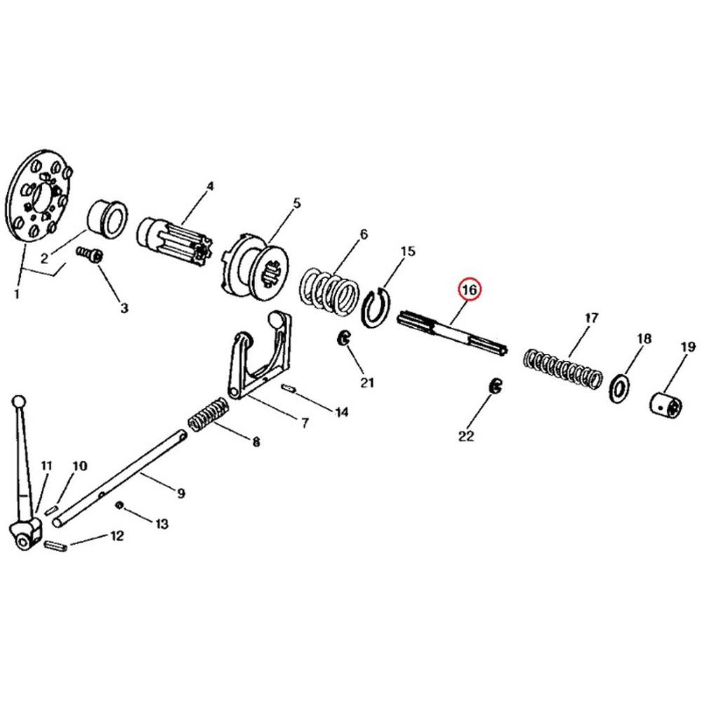 T68156 Shaft Fits John Deere