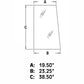 Cab Glass LH RH Fits John Deere 210 210C 310 310C 410 410C 410B 510 510C 610 710
