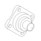 L100237 Front Axle Kingpin Fits John Deere